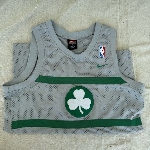 Vintage Nike #34 Paul Pierce Boston Celtic Gray Jersey Size XL